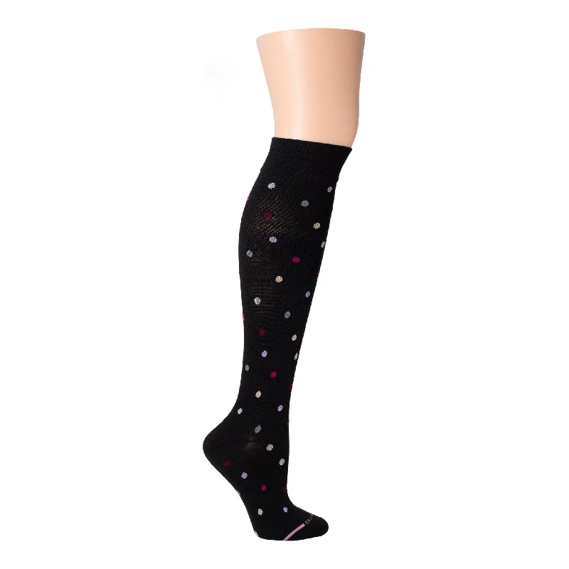 Weekend Offers That Tempt Dancing Dots | Wide Calf Knee-High Compression Socks For Women Weekend Offers That Tempt Dancing Dots | Wide Calf Knee-High Compression Socks For Women