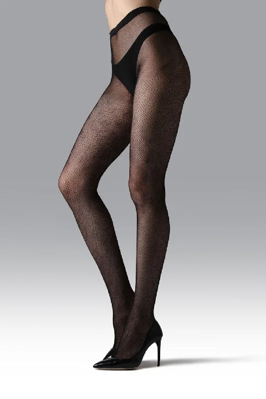 Overstock Sale Diamond Geo Net Tights