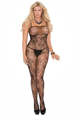 Online Exclusive Diva Seductive Rose Lace Body Stocking