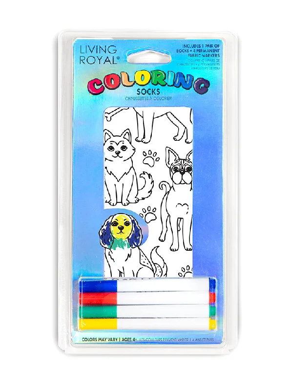 Big Savings Dog Days Coloring Socks