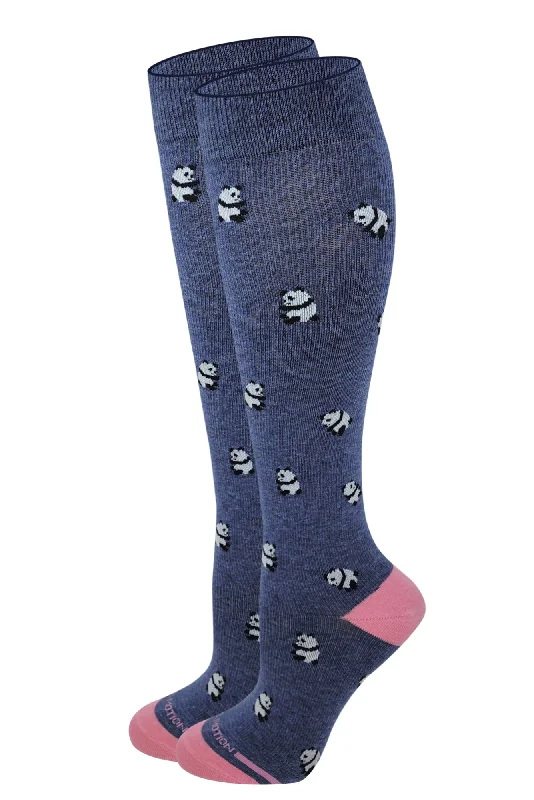 Weekend Specials to Celebrate Knee High Compression Socks | Panda Design | Women's (1 Pair) Weekend Specials to Celebrate Knee High Compression Socks | Panda Design | Women's (1 Pair)
