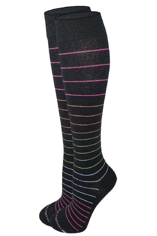 New Deal Knee High Compression Socks | Pin Stripes | Women's (1 Pair)
