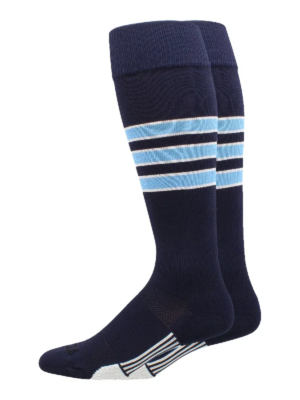Weekend Bargains to Indulge In Striped Baseball Socks Over the Calf Dugout Pattern D