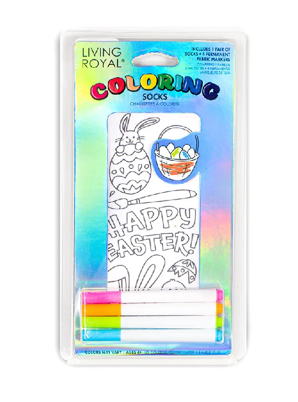 Weekend Bargains to Relish Easter Coloring Sock