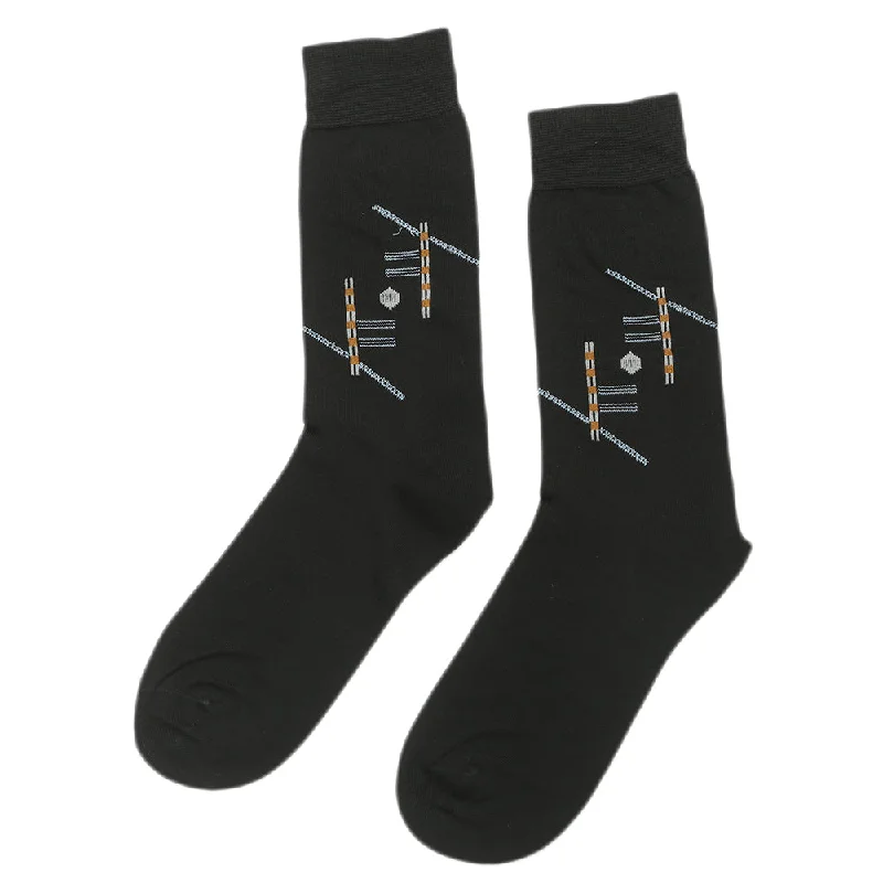 Weekend Specials to Enjoy Eminent Men's Socks - Black