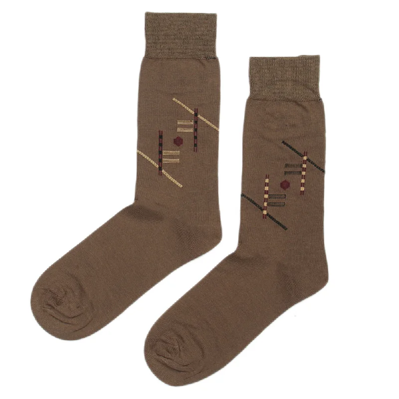Weekend Specials to Savor Eminent Men's Socks - Brown