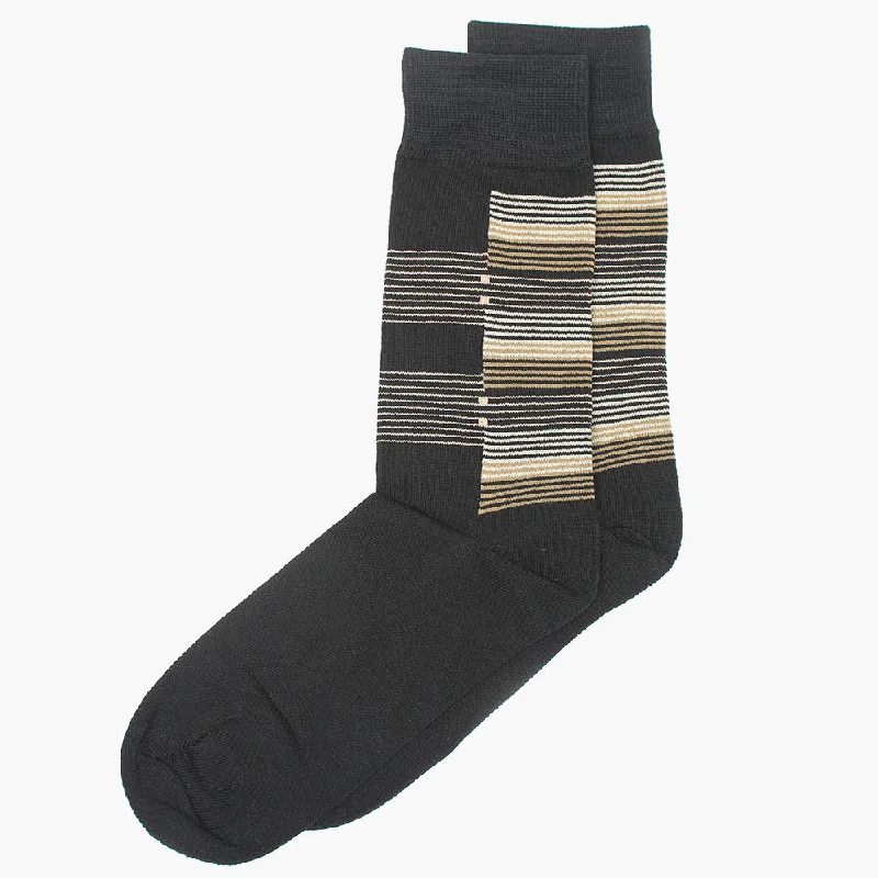 Weekend Shopping Made Better Eminent Men's Lycra Socks - Black