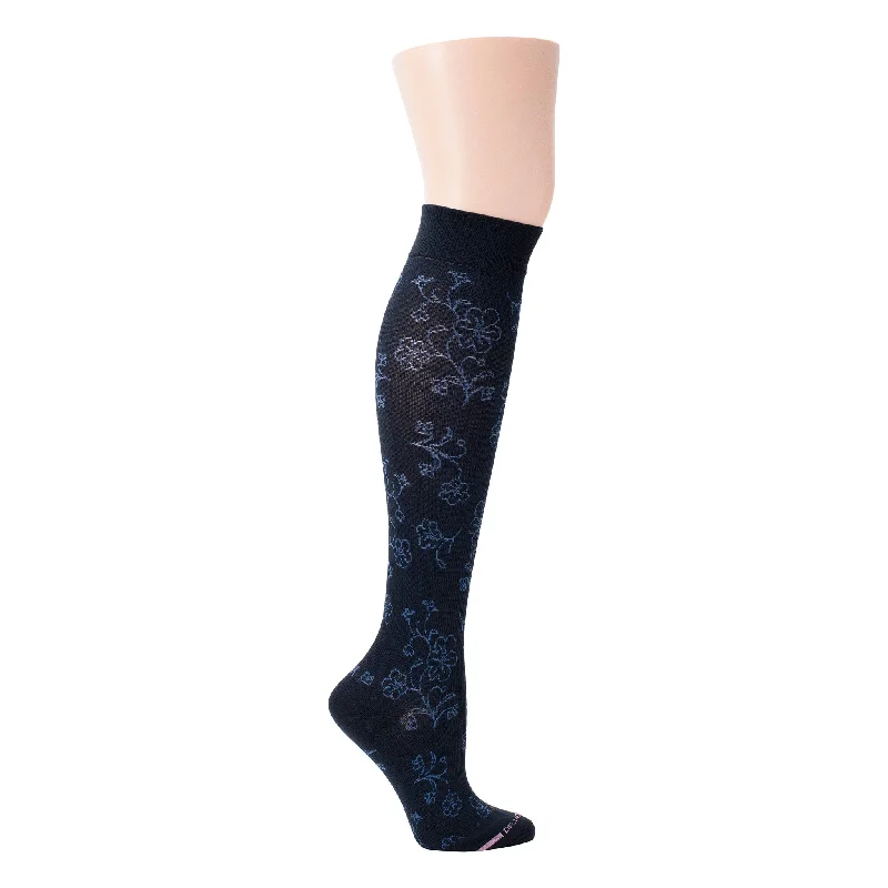 Weekend Deals That Thrill Floral Pattern | Wide Calf Knee-High Compression Socks For Women Weekend Deals That Thrill Floral Pattern | Wide Calf Knee-High Compression Socks For Women