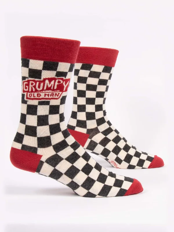 Great Deal Grumpy Old Man M-Crew Socks