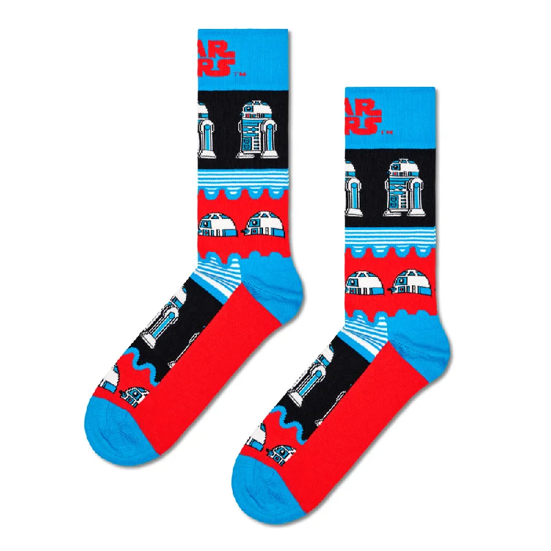 Weekend Discounts to Savor Happy Socks x Star Wars Women's Crew Socks - R2-D2