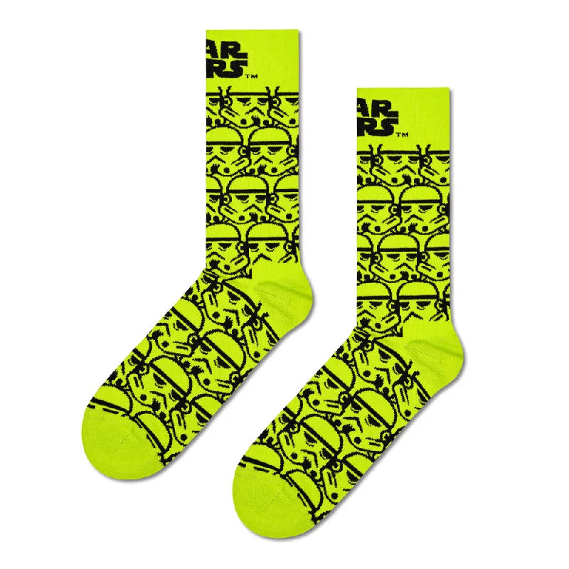 Weekend Offers That Delight Happy Socks x Star Wars Women's Crew Socks - Storm Trooper Weekend Offers That Delight Happy Socks x Star Wars Women's Crew Socks - Storm Trooper