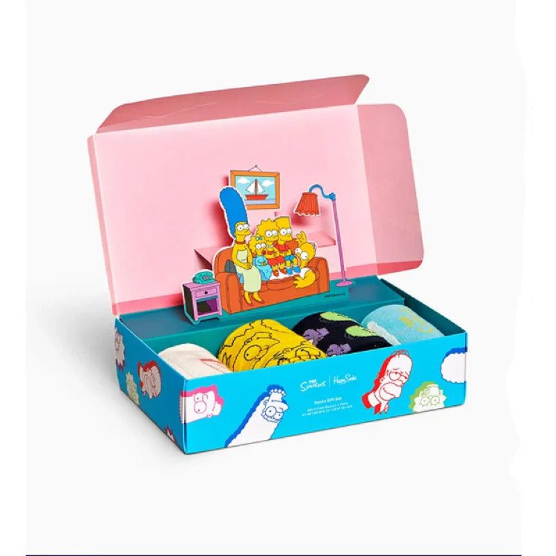 Weekend Discounts to Enjoy Happy Socks x The Simpsons Women's Gift Box - 4 Pack