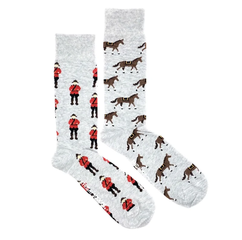Weekend Discounts You Deserve Horse & Mountie Socks M