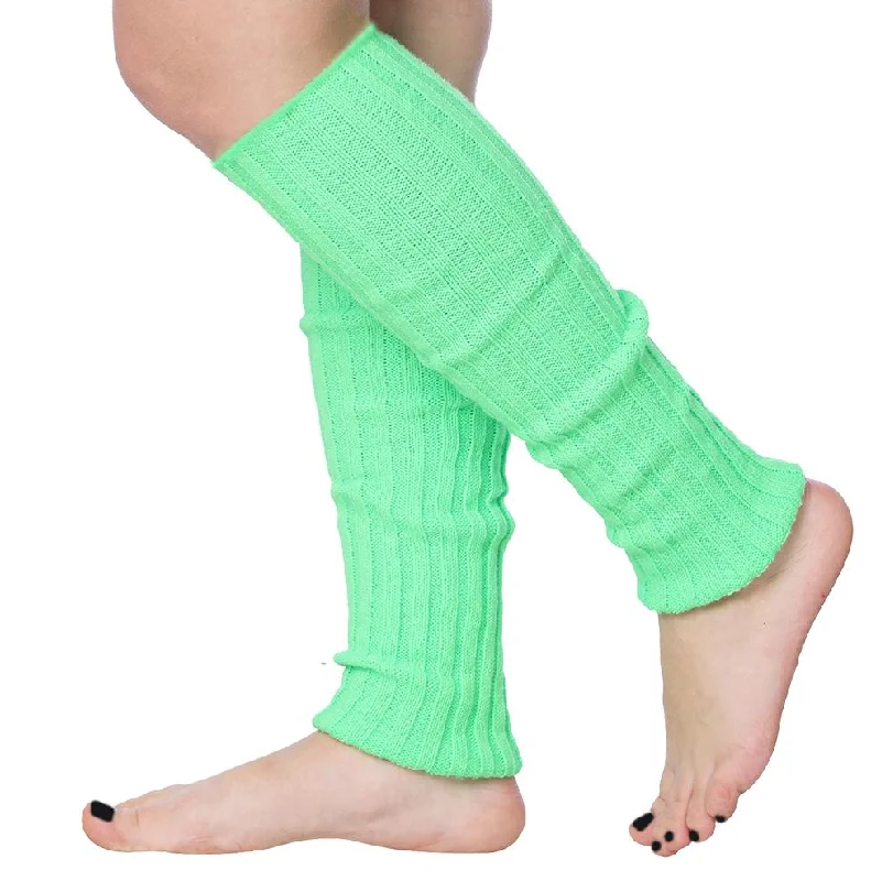 Buy Today Isadora Paccini 80s Women's Ribbed Leg Warmers for Party Sports Accessories