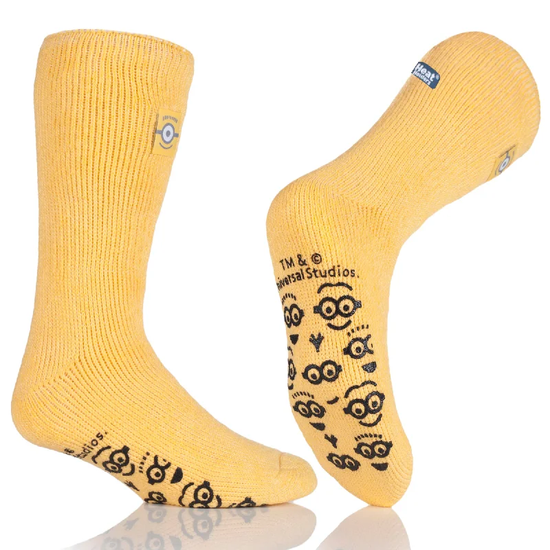 Weekend Deals to Make You Smile Kids Despicable Me Thermal Slipper Socks - Minions