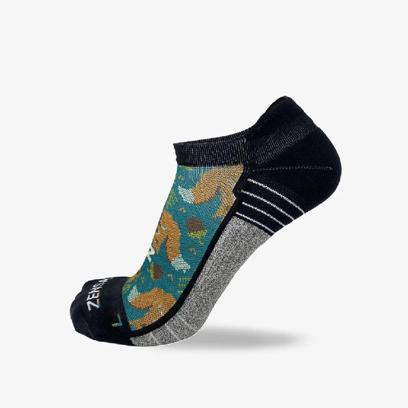 Year-End Clearance Knit Squirrels Running Socks (No Show)