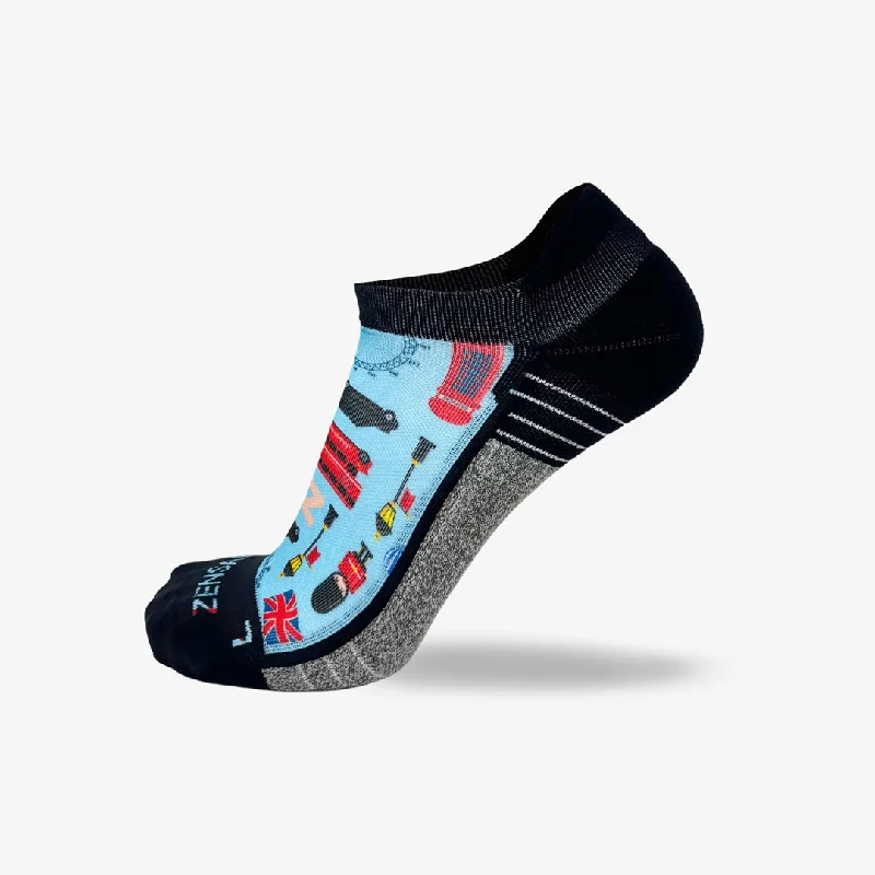 Weekend Savings Spree London Doodle Running Socks (No Show)