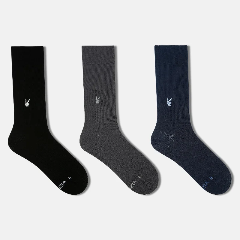 Weekend Savings Fiesta Men’s Playboy Themed Formal Crew Socks