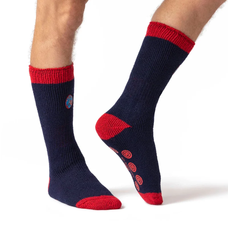 Bargain Alert Mens Original Character Slipper Socks - Captain America