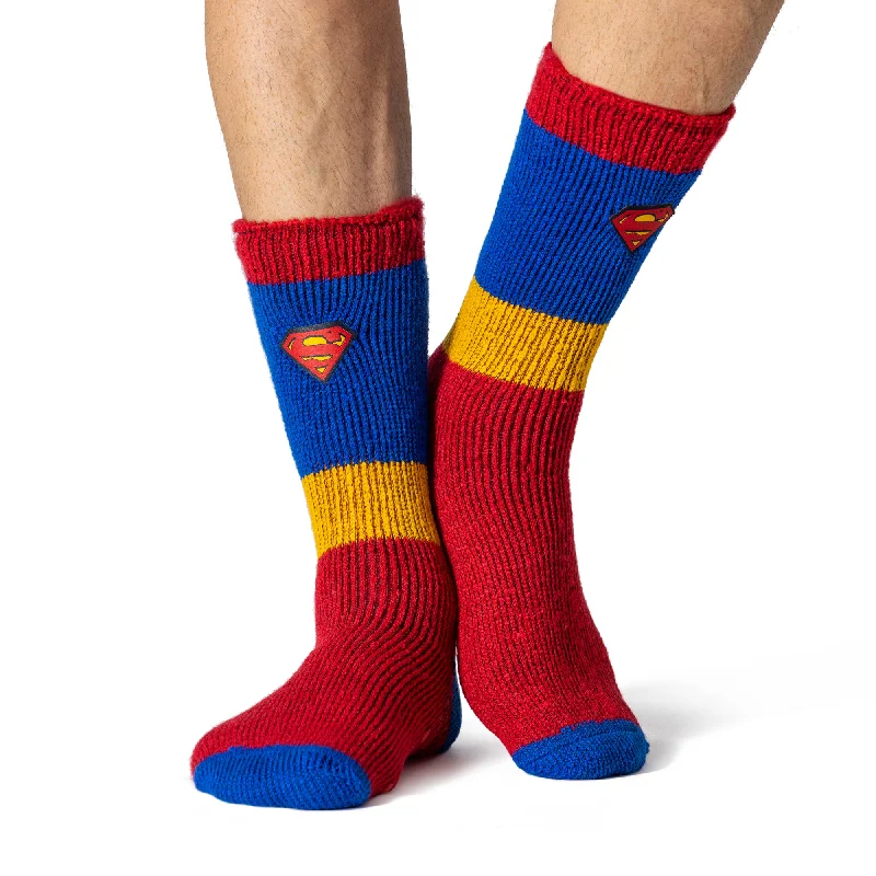 Year-End Clearance Mens Original Character Slipper Socks - Superman