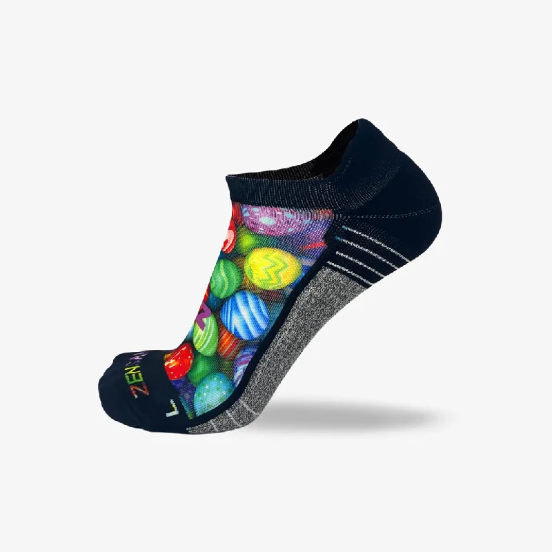 Weekend-Only Price Drops Multi-Colored Eggs Running Socks (No Show)