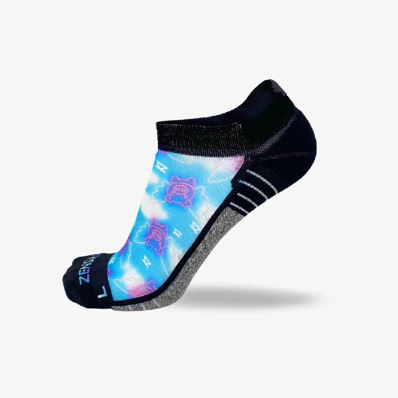 Weekend Deals You Can't Resist Neon Flying Pigs Running Socks (No Show)