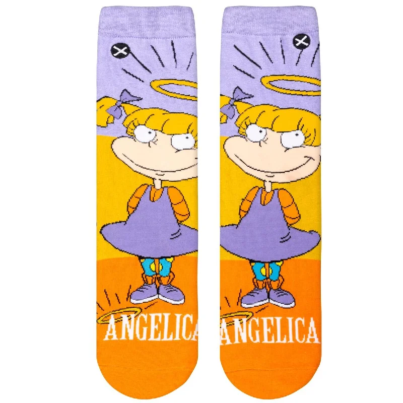 Savings Event Odd Sox Women's Crew Socks - Angelica (Rugrats)
