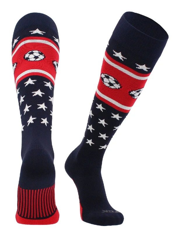 Weekend Discounts Worth Grabbing Patriotic USA Soccer Socks