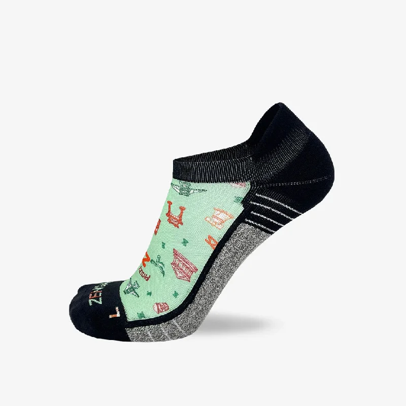 Weekend Deal Philly Doodle Running Socks (No Show)