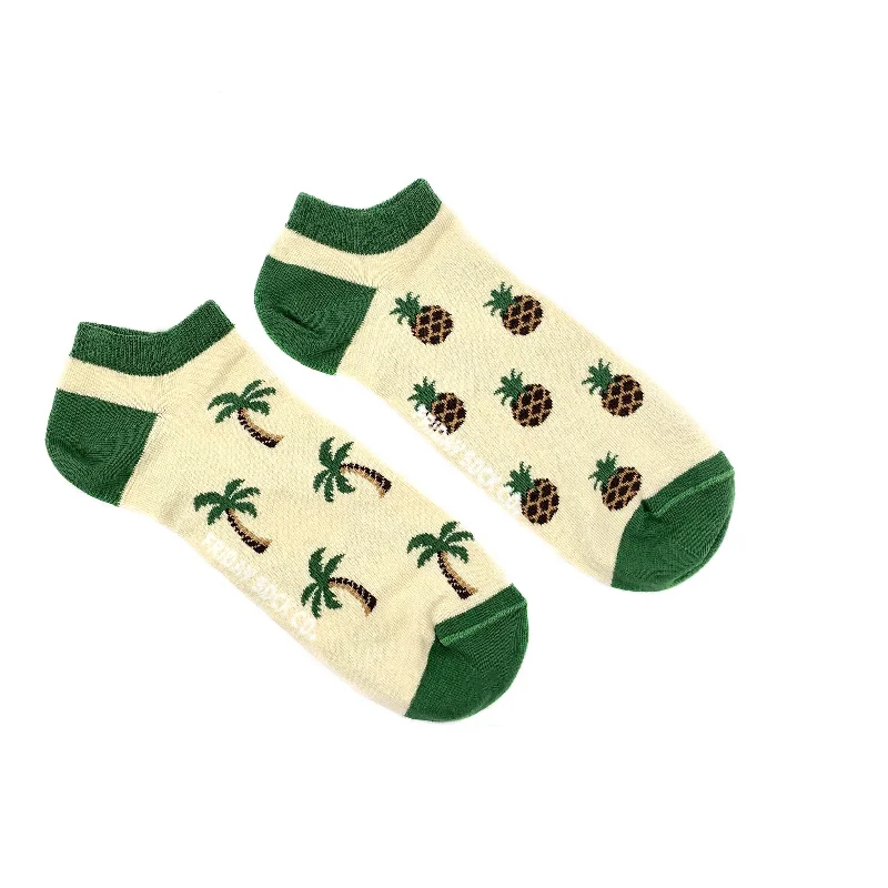 Weekend Offers That Excite Men's Pineapple & Palm Tree Ankle Socks