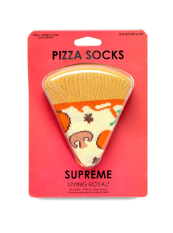 Super Bargain Pizza 3D Crew Sock