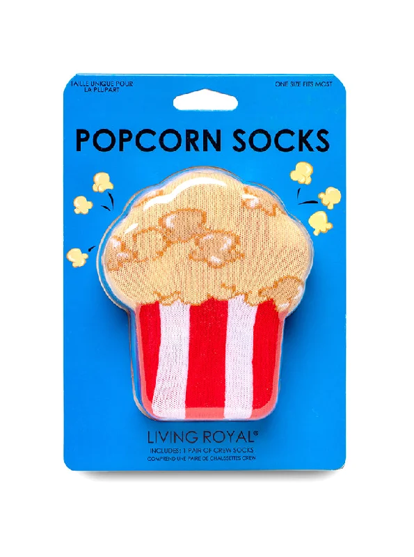 Overstock Clearance Popcorn 3D Crew Sock