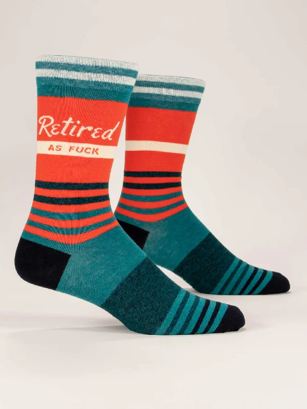 Extra Discount Retired As Fuck M-Crew Socks