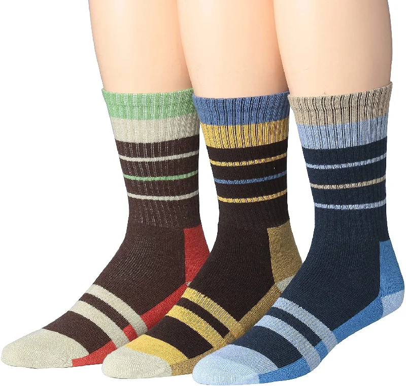 Green/Gold/Blue Multi Stripe With Colored Sole