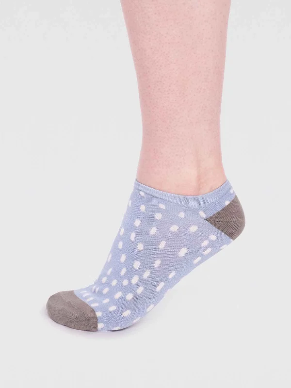 Deal Alert Serena Bamboo Spot Trainer Sock - Foam Blue