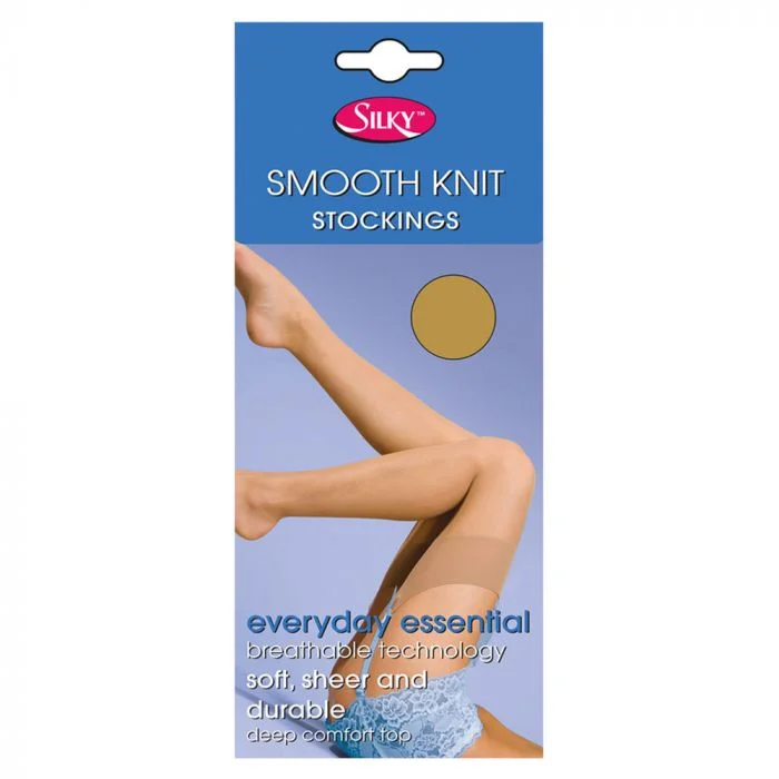 Weekend Discounts You Deserve Silky Smooth Knit 15 Denier Stockings 100% Nylon