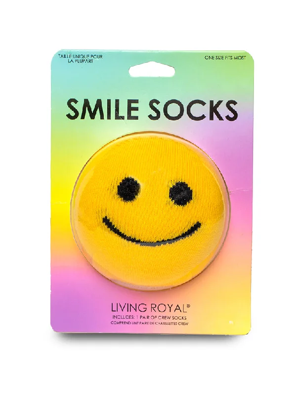 Hurry Up Smile 3D Crew Sock