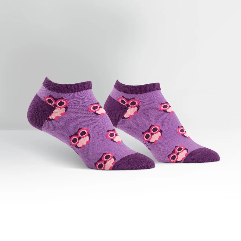 Exclusive Offer Sock It To Me Women's Ankle Socks - Pink Owl