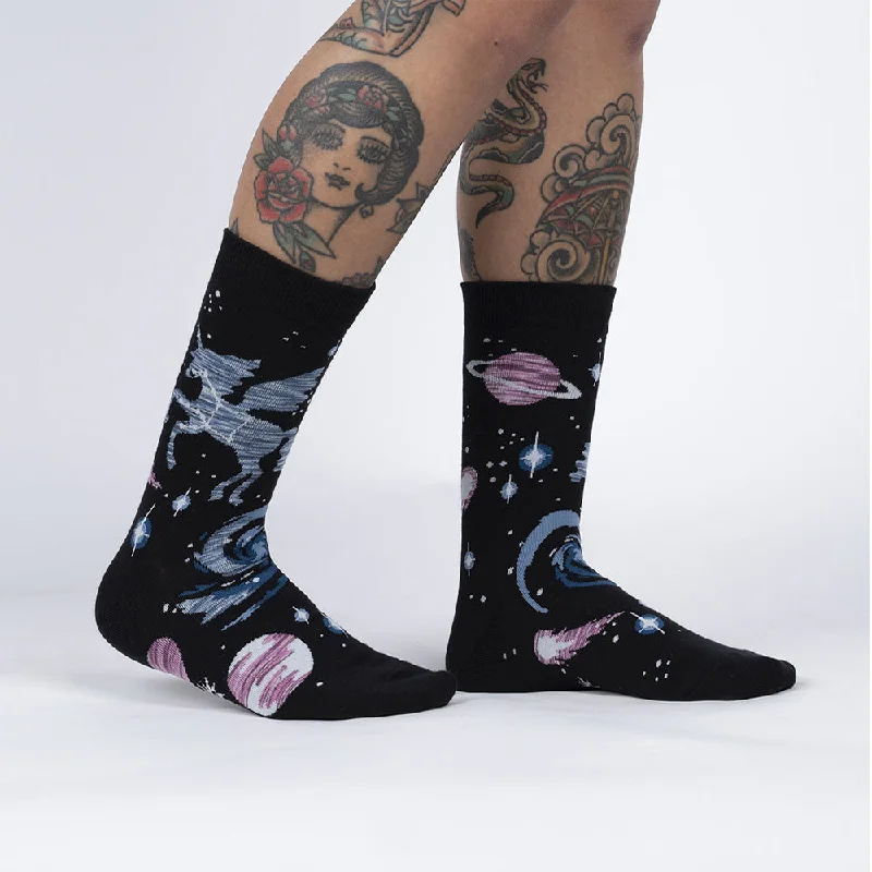 Time-Limited Offer Sock It To Me Women's Crew Socks - Ancient Pegasus