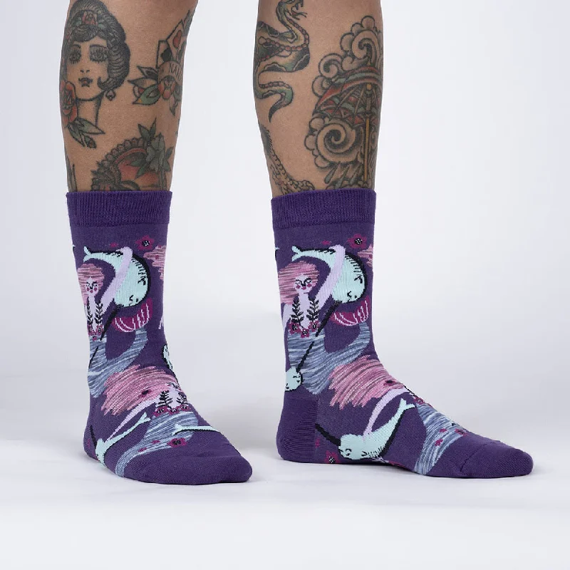 Weekend Bargains to Savor Sock It To Me Women's Crew Socks - Fin Friends