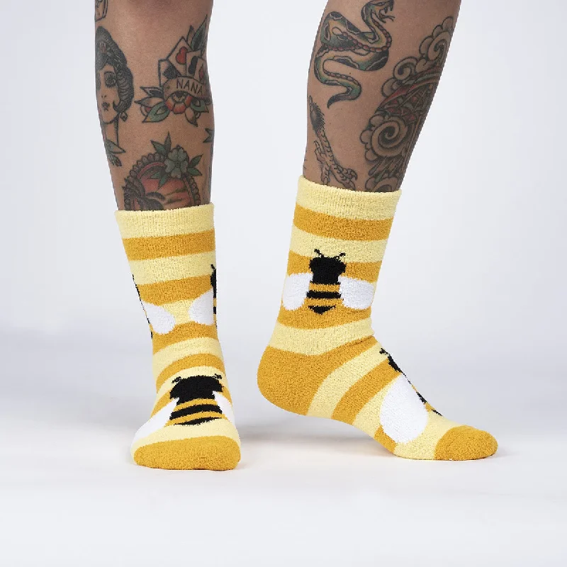 Midnight Sale Sock It To Me Women's Slipper Socks - Bee Cozy