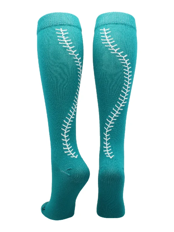 Teal/White