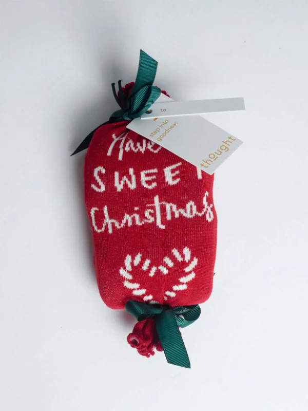 Savings Galore Sweet Christmas Bamboo Socks In A Bag - Multi