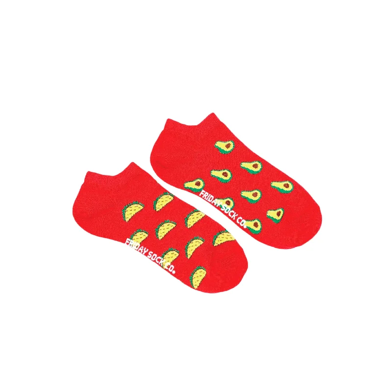 Quick Deals Women's Avocado & Taco Ankle Socks