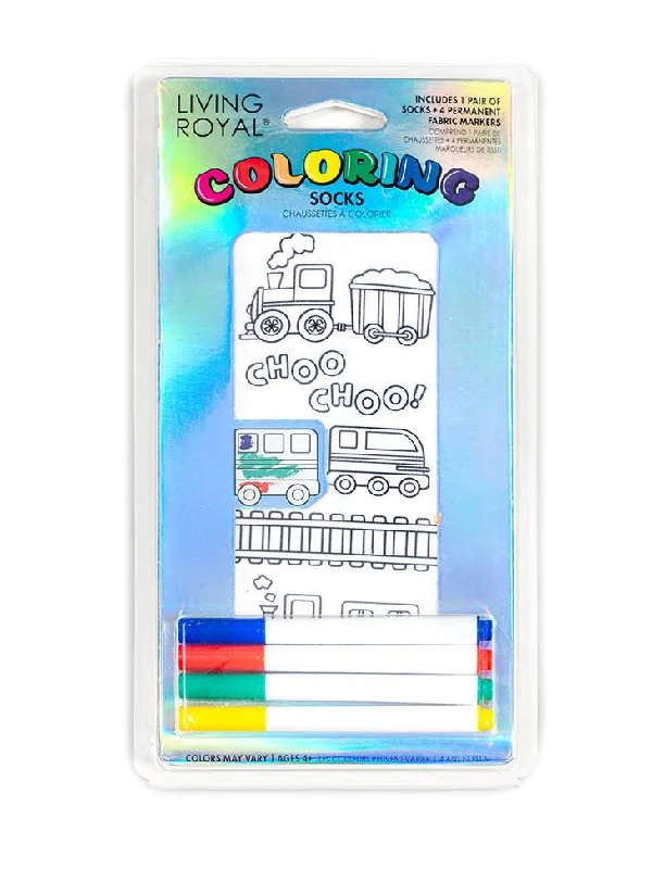 Weekend Specials to Love Trains | Coloring Socks