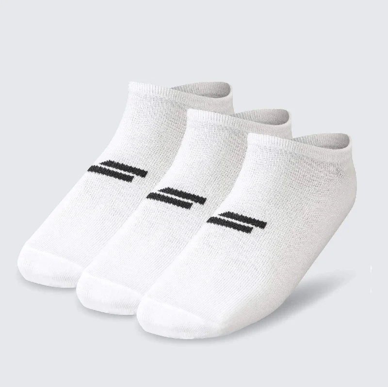 Buy Today Unisex Marked No-Show Socks 3pk - White