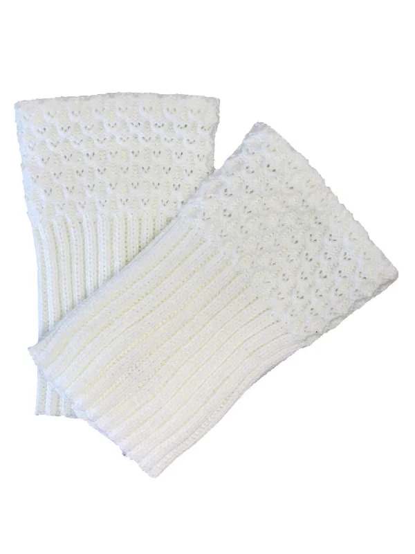 Weekend Deals That Spark Waffle Knit Boot Topper Cuff Leg Warmers