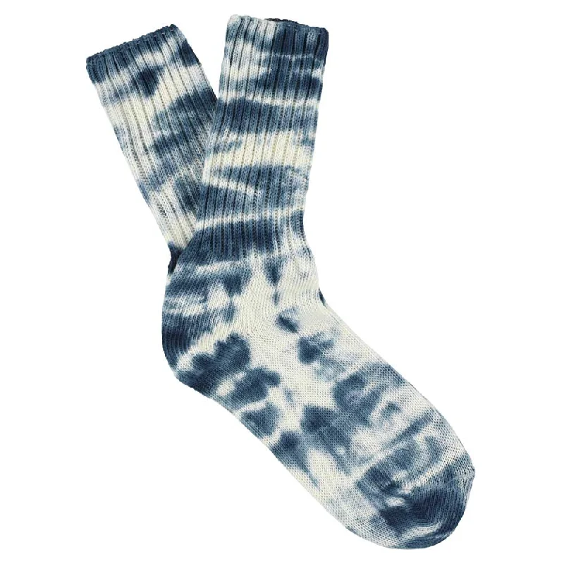 Weekend Discounts to Enjoy Women Tie Dye Socks - Off White / Graphite