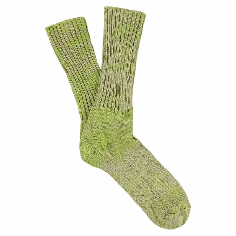 Great Bargain Women Tie Dye Socks - Spring Green