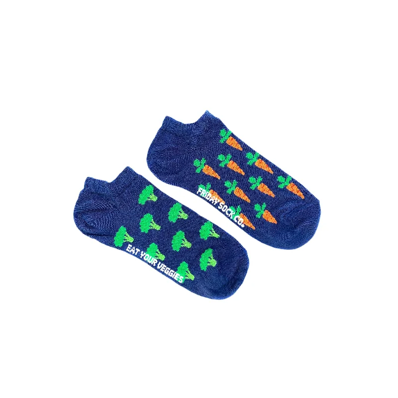 Massive Savings Women's Broccoli & Carrot Veggie Ankle Socks